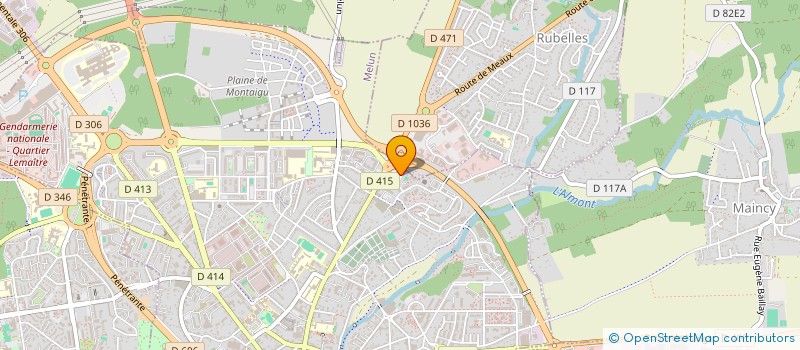 localisation de l'entreprise HSB à MELUN