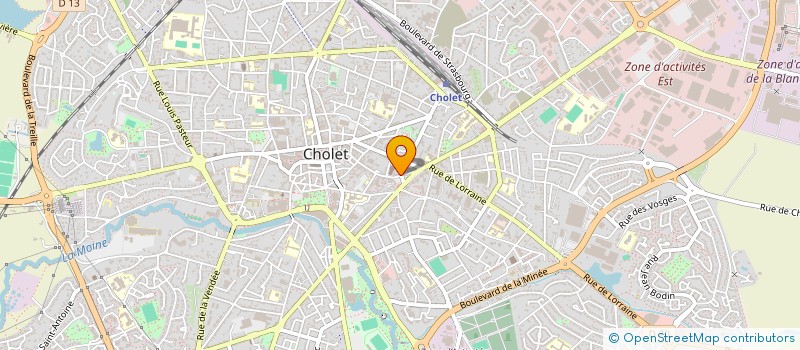 localisation de l'entreprise HSB à CHOLET