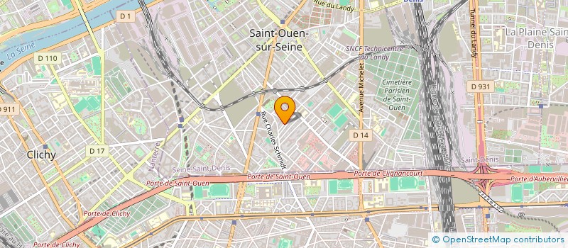 localisation de l'entreprise HSB à SAINT-OUEN-SUR-SEINE