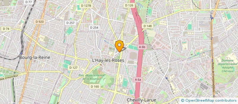 localisation de l'entreprise HSB  L'HAY-LES-ROSES