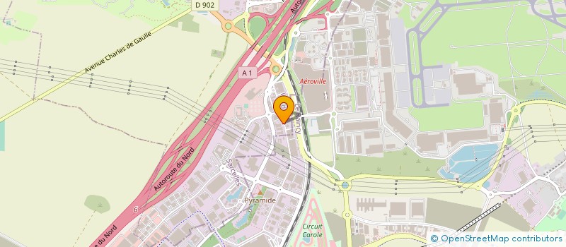 localisation de l'entreprise HSB FRANCE  ROISSY-EN-FRANCE