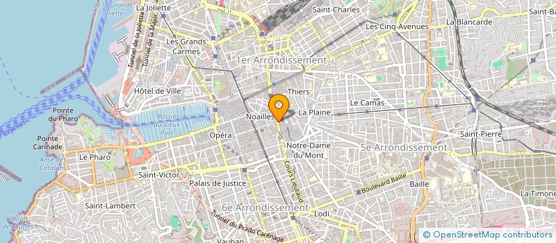 localisation de l'entreprise HSB INVEST à MARSEILLE