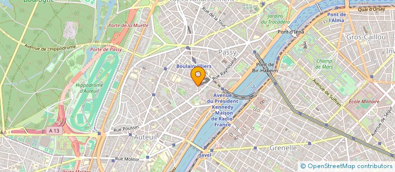 localisation de l'entreprise HSB INVEST  PARIS