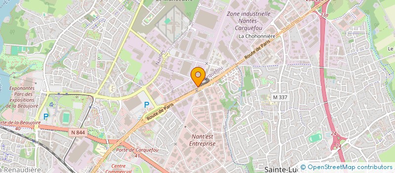 localisation de l'entreprise HSBA  CARQUEFOU