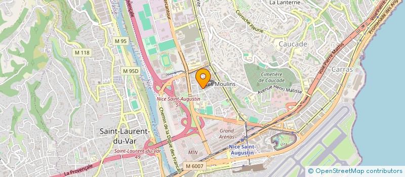 localisation de l'entreprise HSBA RENOVATION  NICE