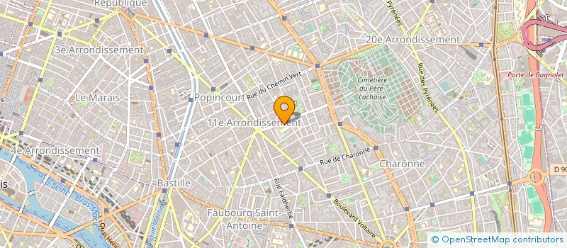 localisation de l'entreprise HSBC B  PARIS 11