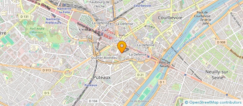 localisation de l'entreprise HSBC MULTIMANAGER (EUROPE) à PUTEAUX