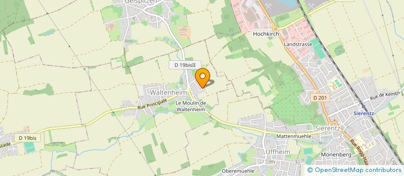 localisation de l'entreprise HSBE IMMOBILIER  WALTENHEIM