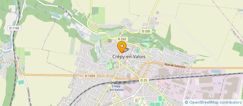 localisation de l'entreprise HSBL  CREPY-EN-VALOIS