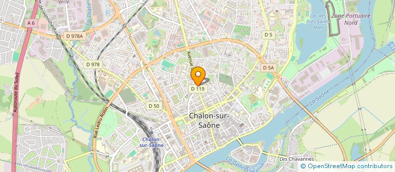 localisation de l'entreprise HSBM à CHALON-SUR-SAONE