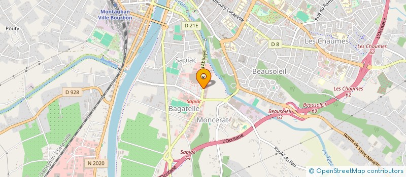 localisation de l'entreprise HSC à MONTAUBAN
