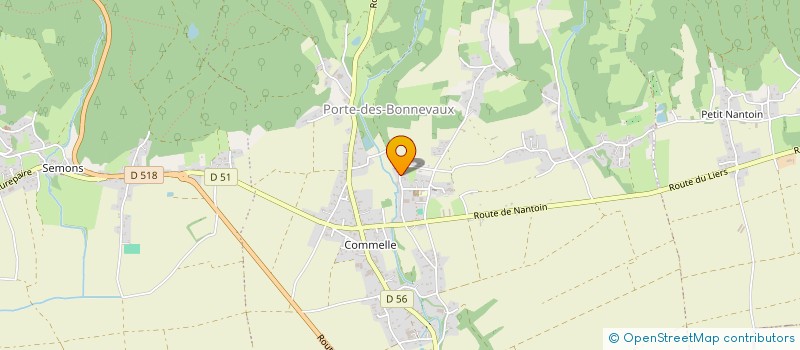 localisation de l'entreprise HSC  PORTE-DES-BONNEVAUX