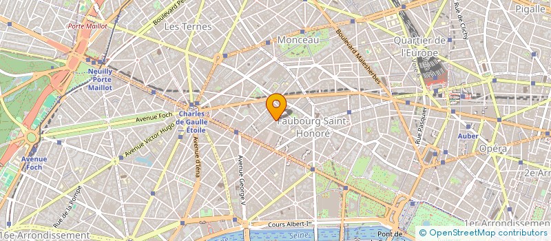 localisation de l'entreprise HSCA  PARIS