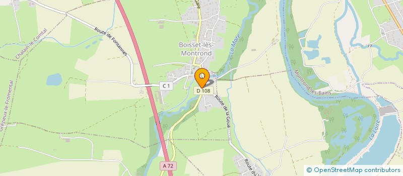 localisation de l'entreprise HSCV  BOISSET-LES-MONTROND