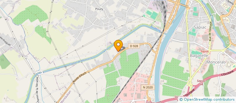 localisation de l'entreprise HSD  MONTAUBAN