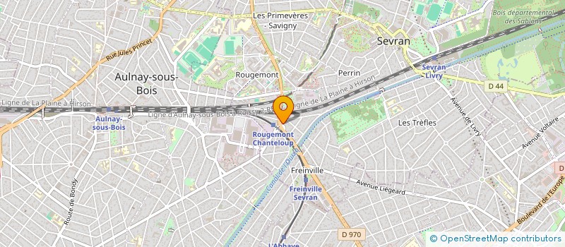 localisation de l'entreprise HSE ETANCHEITE à SEVRAN
