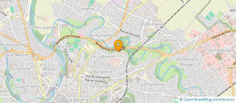 localisation de l'entreprise HSE SECURITE  CHAURAY