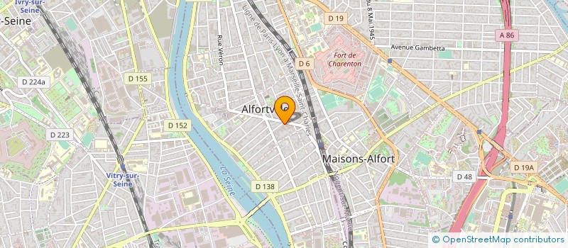 localisation de l'entreprise HSE SERVICES à ALFORTVILLE