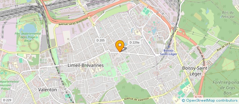 localisation de l'entreprise HSEA  LIMEIL BREVANNES