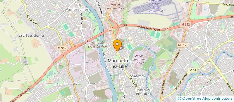 localisation de l'entreprise HSF INVEST  MARQUETTE-LEZ-LILLE