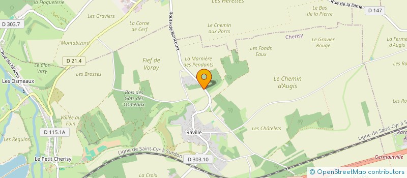 localisation de l'entreprise HSFF à CHERISY
