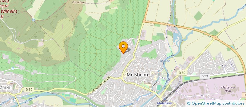 localisation de l'entreprise HSG  MOLSHEIM