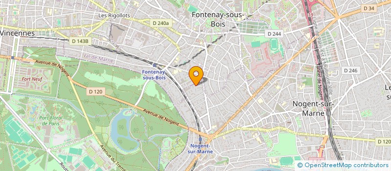 localisation de l'entreprise HSG IMMO à NOGENT-SUR-MARNE