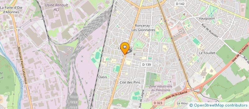 localisation de l'entreprise HSH 72 à LE MANS