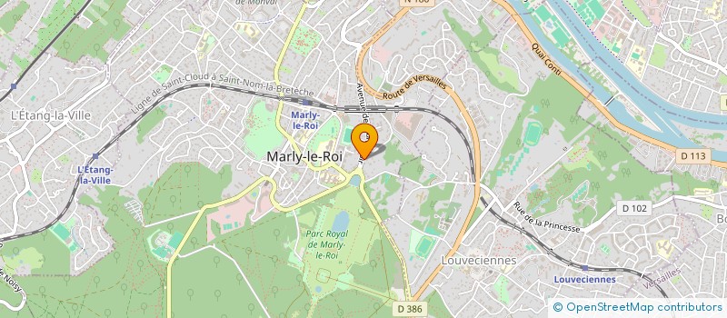 localisation de l'entreprise HSH INVEST  MARLY-LE-ROI