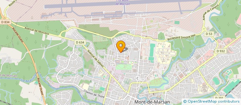 localisation de l'entreprise HSI  MONT-DE-MARSAN