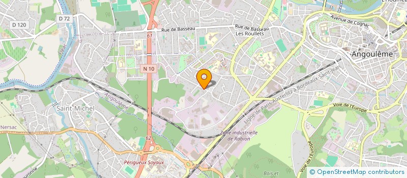 localisation de l'entreprise HSIL à ANGOULEME