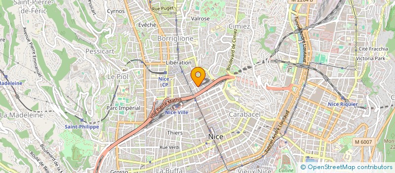 localisation de l'entreprise HSINELEC  NICE