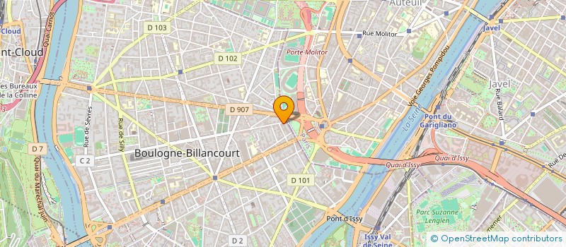 localisation de l'entreprise HSJ CONSULTING à BOULOGNE-BILLANCOURT
