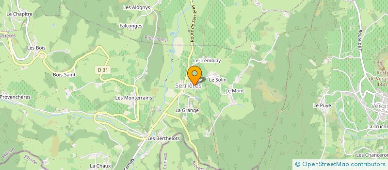 localisation de l'entreprise HSK AGENCY  SERRIERES