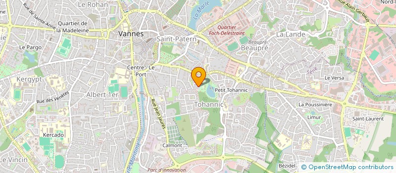 localisation de l'entreprise HSK HOLDING à VANNES