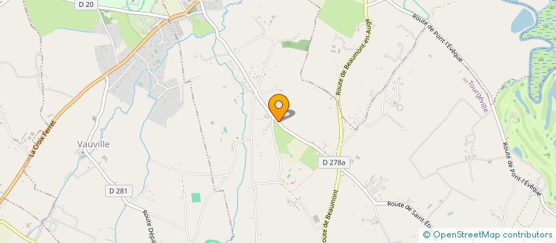 localisation de l'entreprise HSK IMMO  TOURGEVILLE