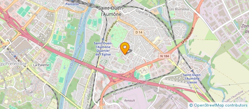 localisation de l'entreprise HSK ISOLATION  SAINT-OUEN-L'AUMONE