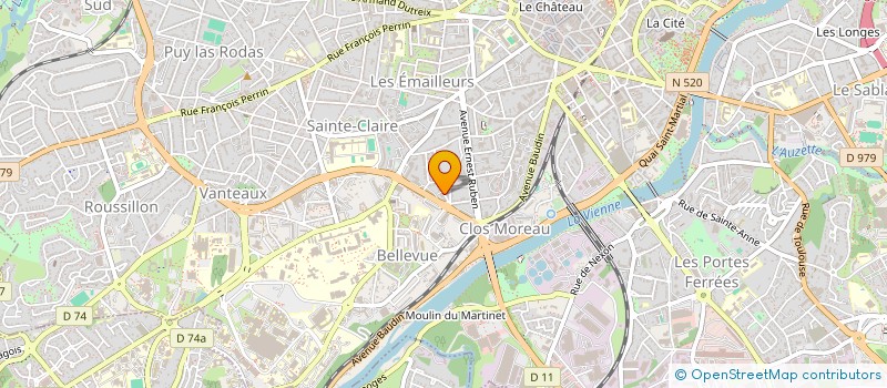 localisation de l'entreprise HSKAMA à LIMOGES