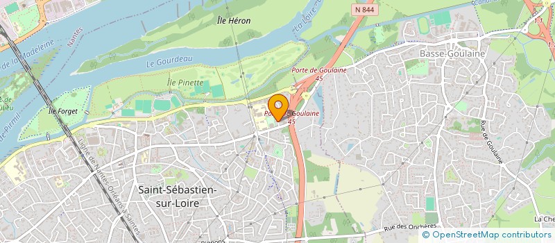 localisation de l'entreprise HSL 44 à SAINT-SEBASTIEN-SUR-LOIRE