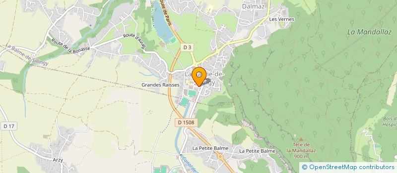 localisation de l'entreprise HSL  LA BALME-DE-SILLINGY