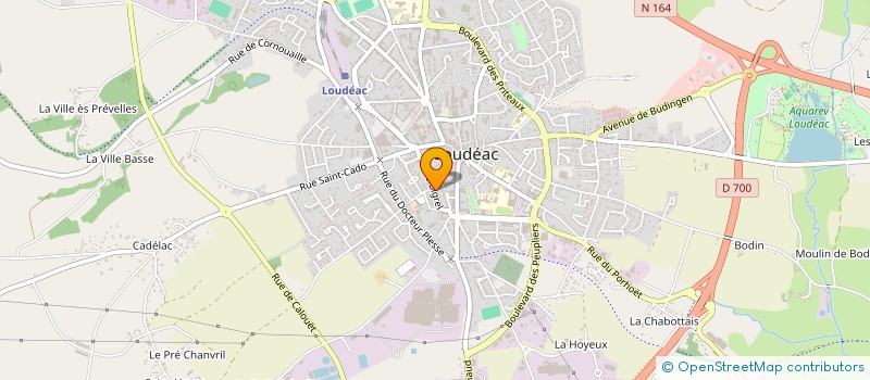 localisation de l'entreprise HSL EXPERTISE à LOUDEAC