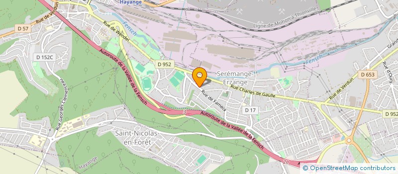 localisation de l'entreprise HSLB IMMO  FAMECK