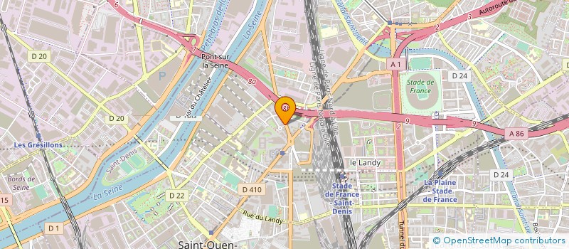 localisation de l'entreprise HSM à SAINT-DENIS