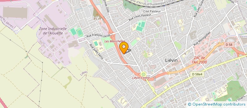 localisation de l'entreprise HSM  LIEVIN