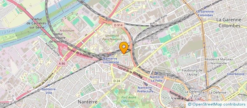 localisation de l'entreprise HSM H  NANTERRE