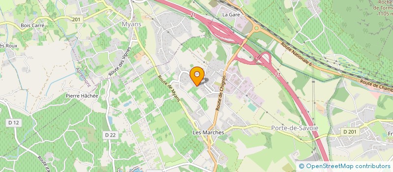 localisation de l'entreprise HSMK à PONTCHARRA