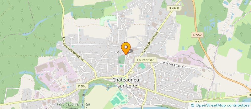 localisation de l'entreprise HSN à CHATEAUNEUF-SUR-LOIRE