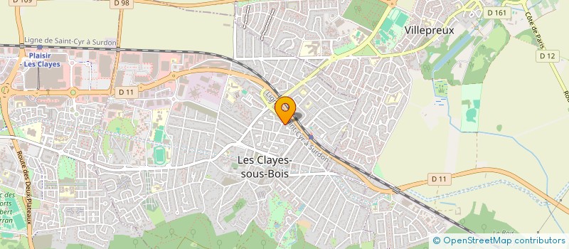localisation de l'entreprise HSN GROUP à LES CLAYES-SOUS-BOIS