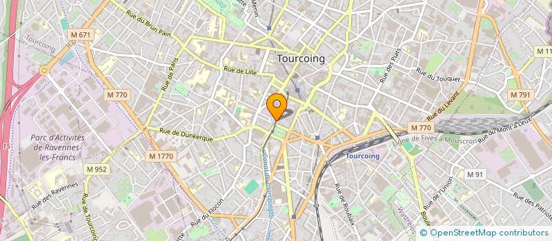 localisation de l'entreprise HSN TEAM  ROUBAIX