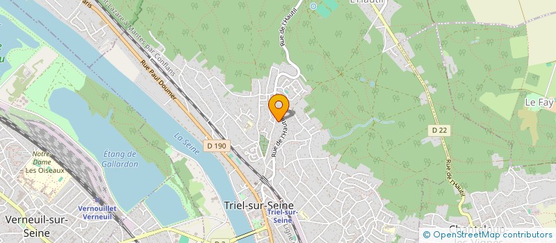 localisation de l'entreprise HSO HOLDING à TRIEL-SUR-SEINE